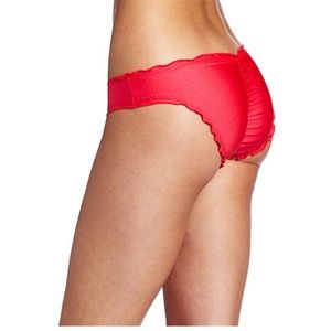 Luli Fama Full Ruched Back Bikini Bottom